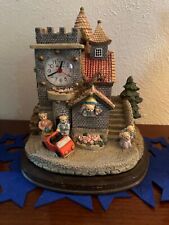 vintage town house clock tower. Works on pedestal.  picture