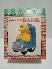 Vintage Sesamo Street Big Bird Bank Made 1986 picture