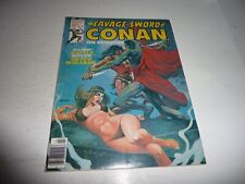 SAVAGE SWORD OF CONAN #18 Marvel Magazine 1976 FN+ 6.0 Complete Copy picture
