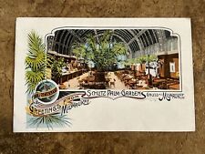(VTG) 1908 Schlitz Beer Palm Gardens Advertising Postcard Milwaukee Wisconsin picture
