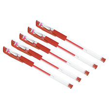 Red Gel Pens,50Pcs Fine Point With Red grip,0.5mm Roller Ball 150mm picture