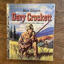 Vintage 1955 Walt Disney Davy Crockett Little Golden Book picture