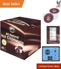 Premium All Natural Hot Chocolate - Milk Chocolate Single Serve Cups - 60 Count picture