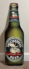 Vintage Moosehead Metal Beer Sign 24”x8” picture