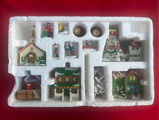 Noma Christmas At The Lake Lighted Christmas Village Lighthouse SET 15 pcs picture