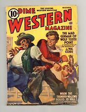 Dime Western Magazine Pulp Dec 1940 Vol. 28 #4 GD/VG 3.0 picture