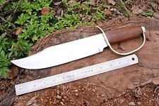 RARE USTOM HANDMADE D2 HUNTING TACTICAL CAMPING SURVIVAL BOWIE KNIFE WOOD EDC picture