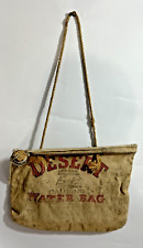 VTG Desert Brand Water Bag Camping Los Angeles California Flax Duck Scotland USA picture