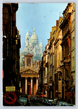 Vintage Postcard Paris Notre Dame de Lorette et le Sacre Coeur picture