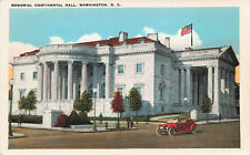 MEMORIAL CONTINENTAL HALL BUILDING POSTCARD WASHINGTON DC 1910s picture