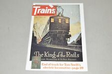 magazine railroad TRAINS July 1973 Milwaukee St Paul Ry Electric Locomotive picture