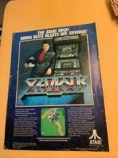 Poor 11-8 1/4'' Xevious Atari Mappy Bally  FLYER AD picture