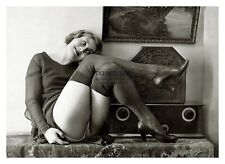 FLAPPER GIRL RISQUE SEXT LEGS 1920s VINTAGE 5X7 PHOTO picture
