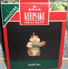 Gerbil Inc`1992`Miniature-This Gerbil Having A Cup Of Joy,Hallmark Ornament-SALE picture