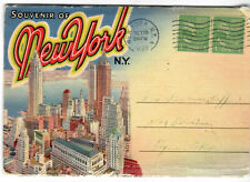 VINTAGE  NEW YORK FOLDOUT ILLUSTRATED BOOKLET 1939 picture