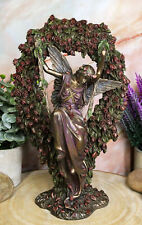 Ebros Faux Bronze Sheila Wolk Angel Gatekeeper Statue 10.5