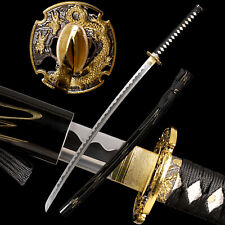 Japanese traditional Hand Made Full Tang Dragon Samurai Katana Sword Sharp picture