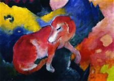 Oil painting Red-Dog-Franz-Marc-oil-painting-1 Red-Dog-Franz-Marc-oil-painting-1 picture