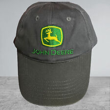 Vintage John Deere Hat Cap Moss Green Adult JD Farmer Trucker Snapback Cotton picture