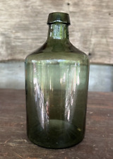 Antique Utility Bottle American Pontil Blown Circa 1820 Cylinder Small picture