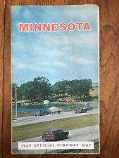 1968 Official Highway  road map of Minnesota picture