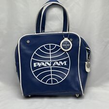 PAN AM Travel Bag Luggage Dark Blue Vintage Style picture