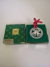 Vintage Lenox China Yuletide Ornament Christmas Bell In Original Box picture