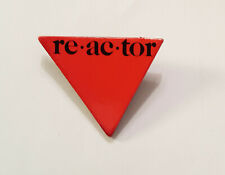 NEIL YOUNG rEACTOR Pinback Button 1981 Lapel 1.5