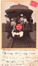 Vintage Postcard 1907 The Overload Route Train Chicago Omaha San Francisco picture