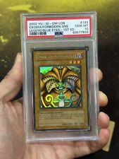 1st Edition Exodia the Forbidden One LOB-124 Legend of Blue-Eyes Yugioh PSA 10 picture