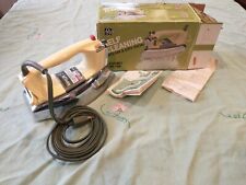 Vintage GE iron self cleaning steam and dry F-118HRT F-118 9260-106 Circa 1977 picture
