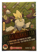 CARD POKEMON MASTER JOURNEYS Foil Golden 3R #E74 MEGA-ALAKAZAM Peru Edition TCG picture