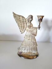 International Silver Co. Silver Plated Angel | Candle Holder | 9