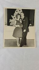Vintage Christmas Ball Dance Black And White Photograph 8x10  picture