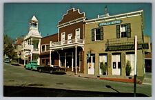 Postcard Nevada City California Main Street Nevada House Shaws Antiques picture