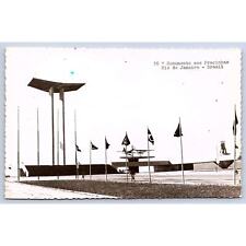 Postcard Brazil Rio de Janeiro Pracinhas Monument WWII memorial 1960s RPPC-00239 picture