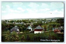 c1905 Bird's Eye View Of Skowhegan Maine ME Unposted Antique Postcard picture