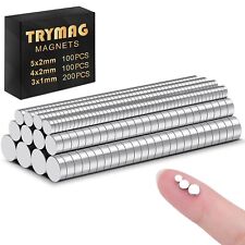TRYMAG Small Magnets, 400Pcs Rare Earth Magnets, 3 Different Size Tiny Mini M... picture
