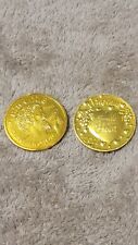2022 Mardi Gras Krewe Of Bacchus Gold From The Heart Doubloon picture