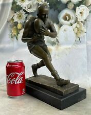 Rugby Player Sport Field Bronze Sculpture Signed Original Milo Masterpiece DEAL picture
