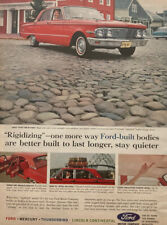 1963 Ford Motor Company Print Ad Built Bodies Are Better Built To Last Longer picture