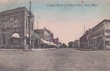 Tracy Minnesota MN Looking North on Third Street 1908 RPO Postcard D32 picture