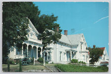 Ashland Oregon Queen Anne Victorian Houses on Main Street Postcard 1985 picture