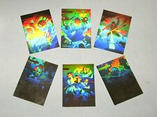 1992 X-MEN IMPEL GOLD HOLOGRAM INSERT 5 CARD SET MARVEL JIM LEE + MAGNETO PROMO picture
