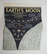 Vintage National Geographic Earth’s Moon Cartographic Folding Poster picture
