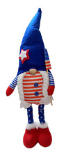 Gnome Patriotic Christmas/ 4th of July 22.4” Long Legs with Tomte Tip Hat Orname picture
