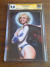 POWER GIRL SPECIAL #1 CGC SS 9.8 WILL JACK REMARK SKETCH SMILING VIRGIN VARIANT picture