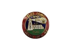 Elks New Jersey Elks Point BPO Hat Lapel Pin  #2518 Vintage Forged River NJ picture
