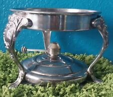 Antique Sheridan Silver Plated Chafing Warmer Stand picture
