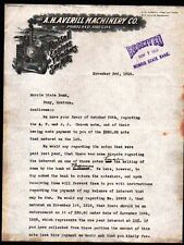 1910 Portland Or  A H Averill Machinery Co Russell Engines Threshers Letter Head picture